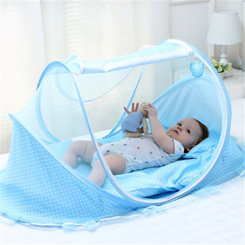 Mini Berço Portátil Infantil Confortável Mosqueteiro para Bebês