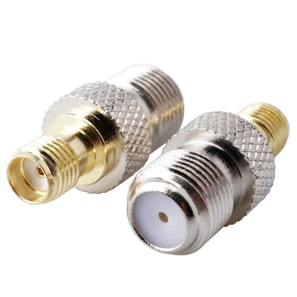 1 Adaptador Antena Rádio Baofeng F Fêmea X Sma Fêmea So239