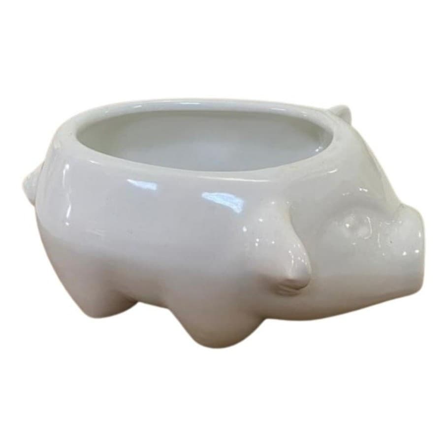 Bowl Porquinho Em Cerâmica Liso Pequeno