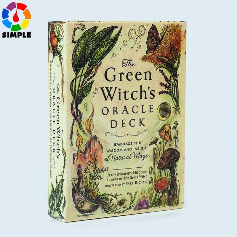 The Green Witch's Oracle Deck Embrace the Wisdom and Insight of Natural Magic Green Witch Witchcraft Series Tarot Cards