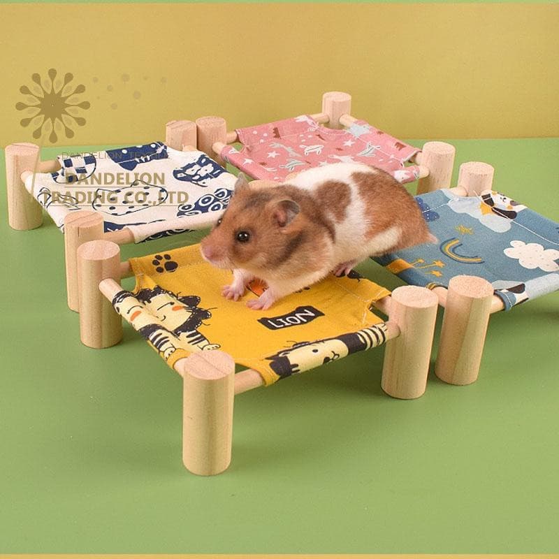 [DANDELION] Cama Ninho para Hamster, Cama de Descanso Removível, Rede, Ninho de Verão para Porquinho-da-Índia, Cama de M