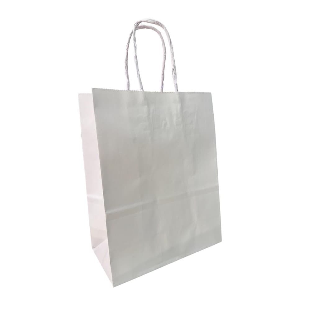 Sacola de Papel Colorida Branca G 320x380mm Scrity 10 und