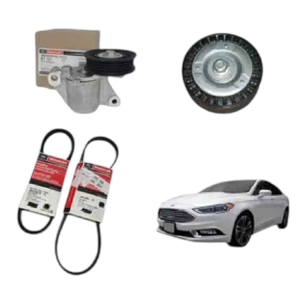 Tensor + Polia E Correias Motor Ford Fusion2.0/2.5 12/19 S/a-DS7Z6A228A DS7Z8678A CV6Z8620E DA8Z8620A