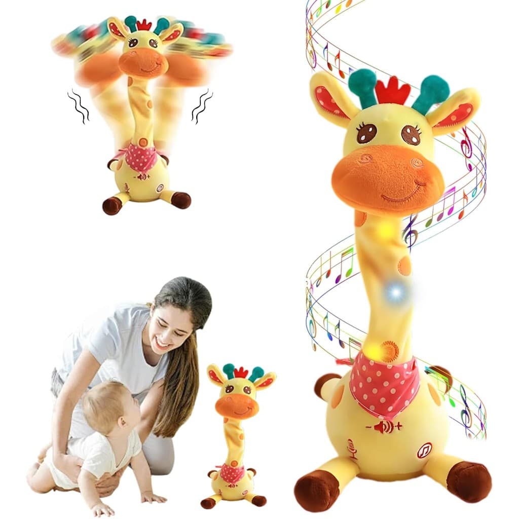 Brinquedo Musical De Girafa Atualizado 2025-Canta , Dança E Repete O Que Você Diz , Brinquedos Dançante