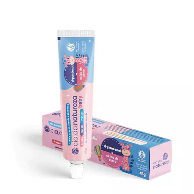 Pomada Para Assadura Previnindo, Hidratando e Protegendo 45g - Cia Da Natureza Baby
