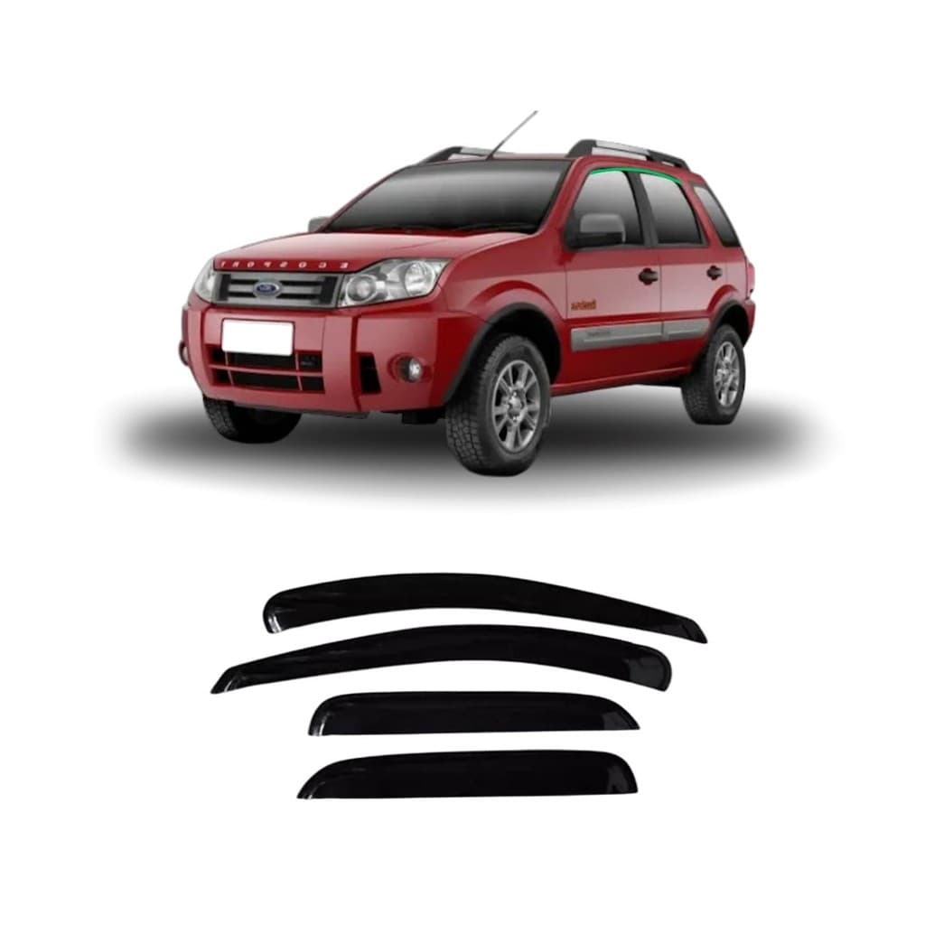 Jogo Calha de Chuva (Defletor) EcoSport 03 04 05 06 07 08 09 10 11 12 4p