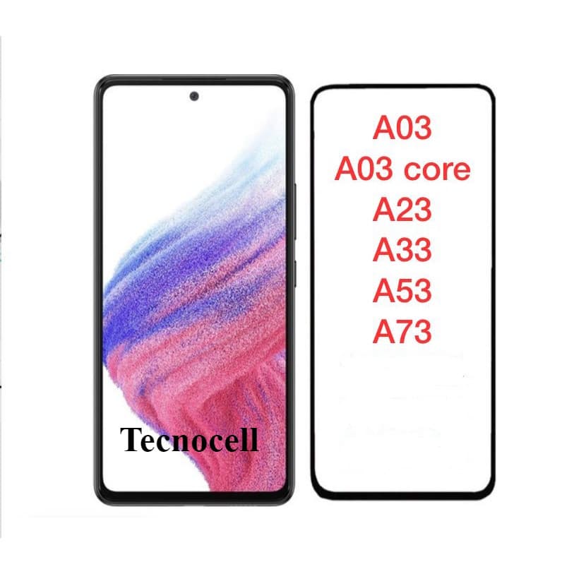 Película 3D SAMSUNG  A03, A03 Core, A23, A33, A53, A73