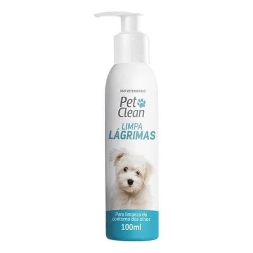 Limpa Lágrimas Pet Clean 100ml para Cães e Gatos