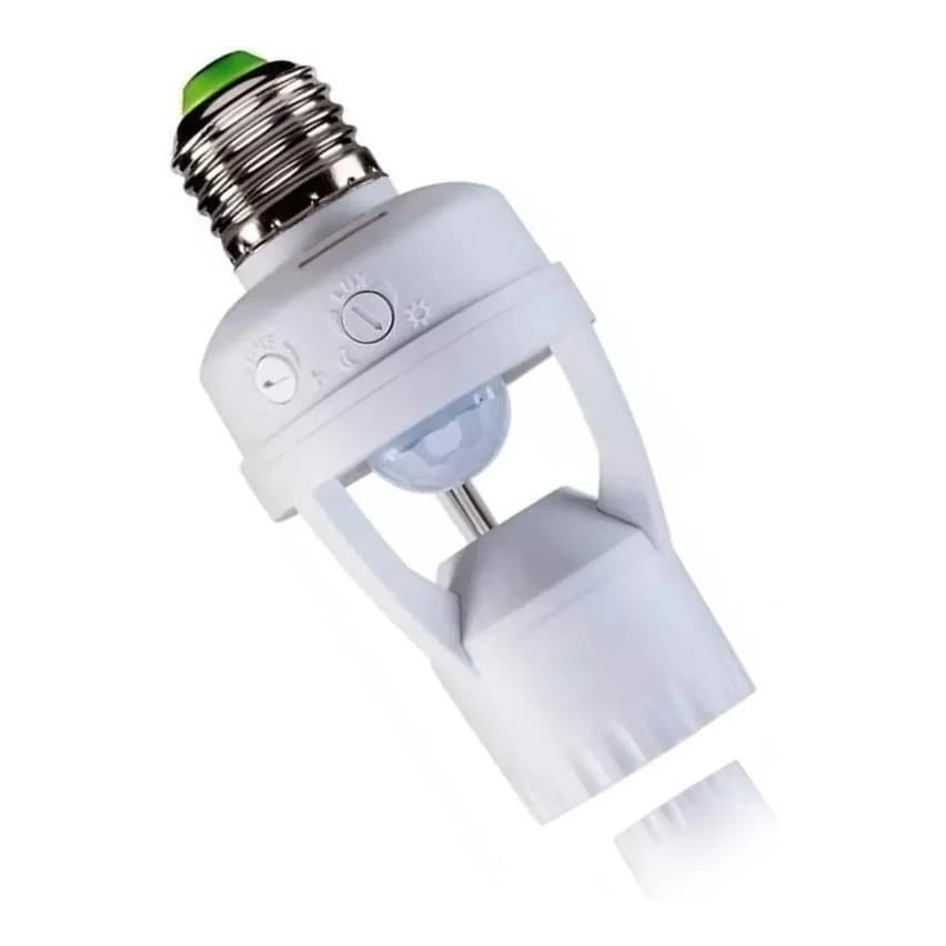 Sensor De Presença Com Fotocélula Para Lâmpada Soquete E27