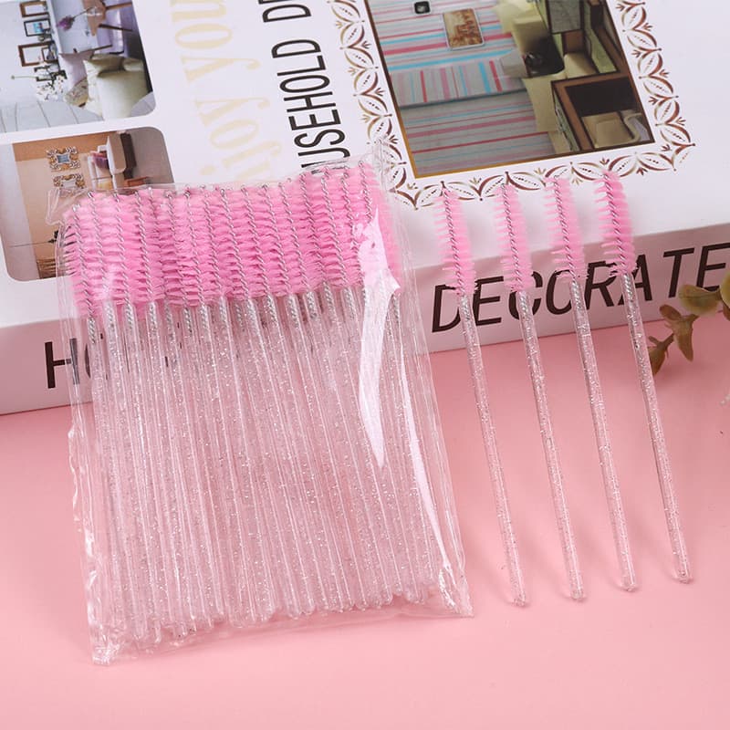 Escovinhas Com Glitter Extensão De Cilios Sobrancelha  Cor Aleatória