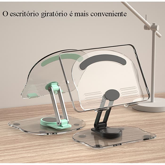 Suporte para telefone Tablet 360°Estrutura de suporte multifuncional de mesa portátil dobrável rotativa iPad haste de Me