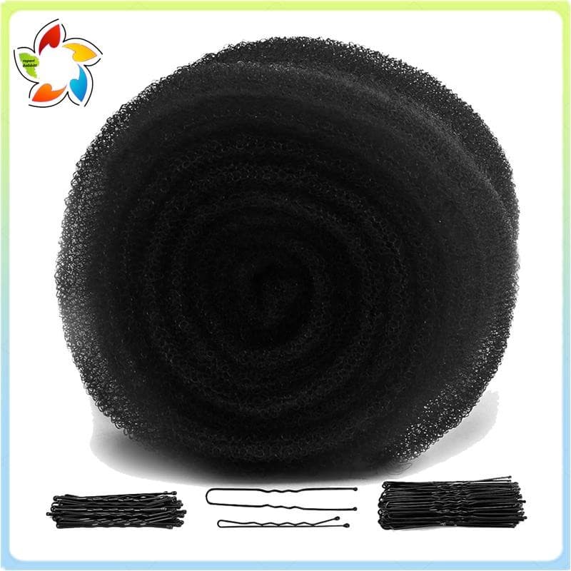 Enchimento De Cabelo E Grampos Para Inserção De Volume , Esponja , Acolchoamento Preta