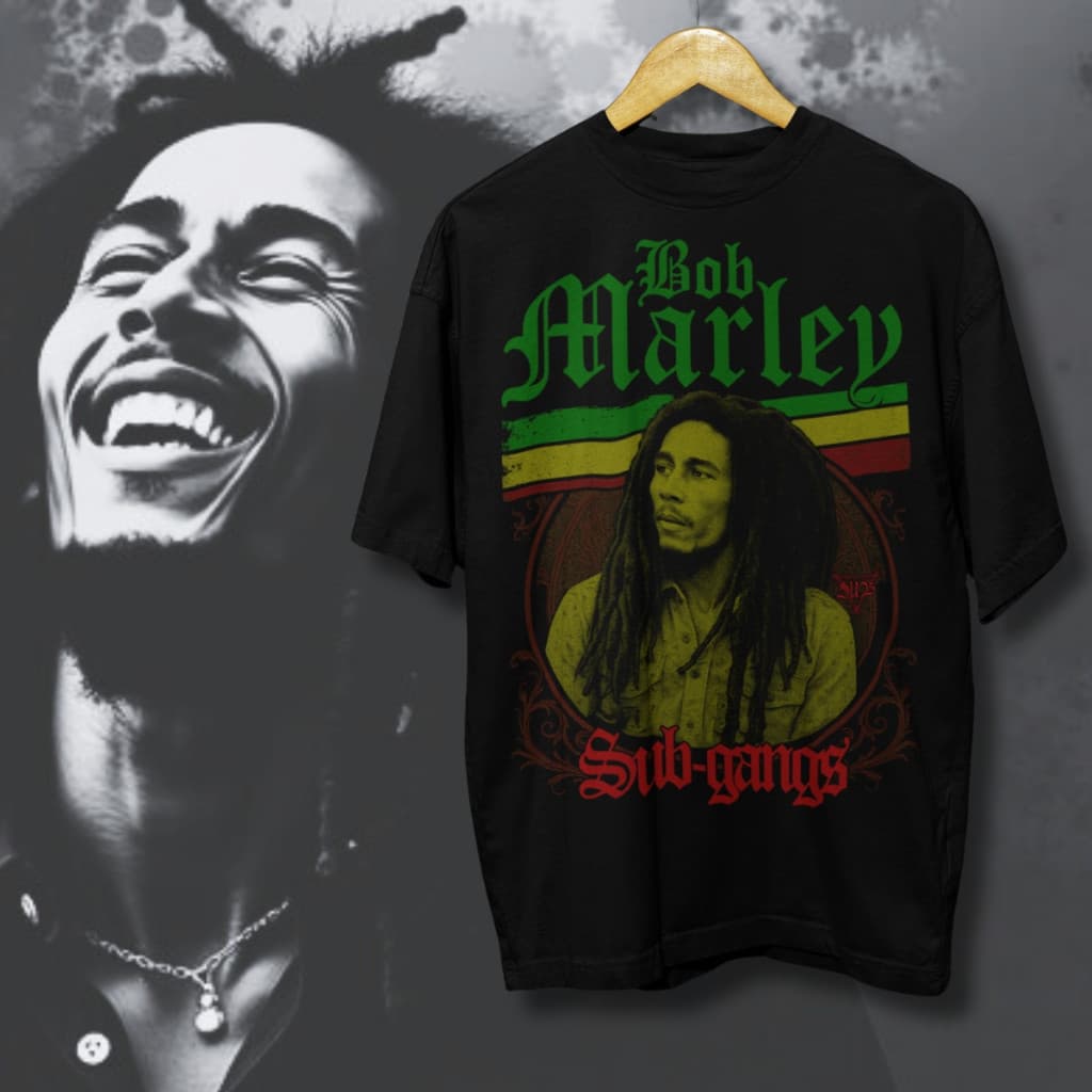 Camiseta Bob Marley Rei do Reggae Roots Jamaicano Lenda Banda The Wailers