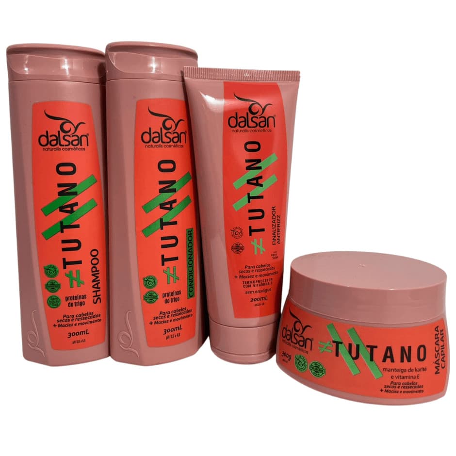 Kit Dalsan Tratamento Cabelo Tutano Cabelos Secos