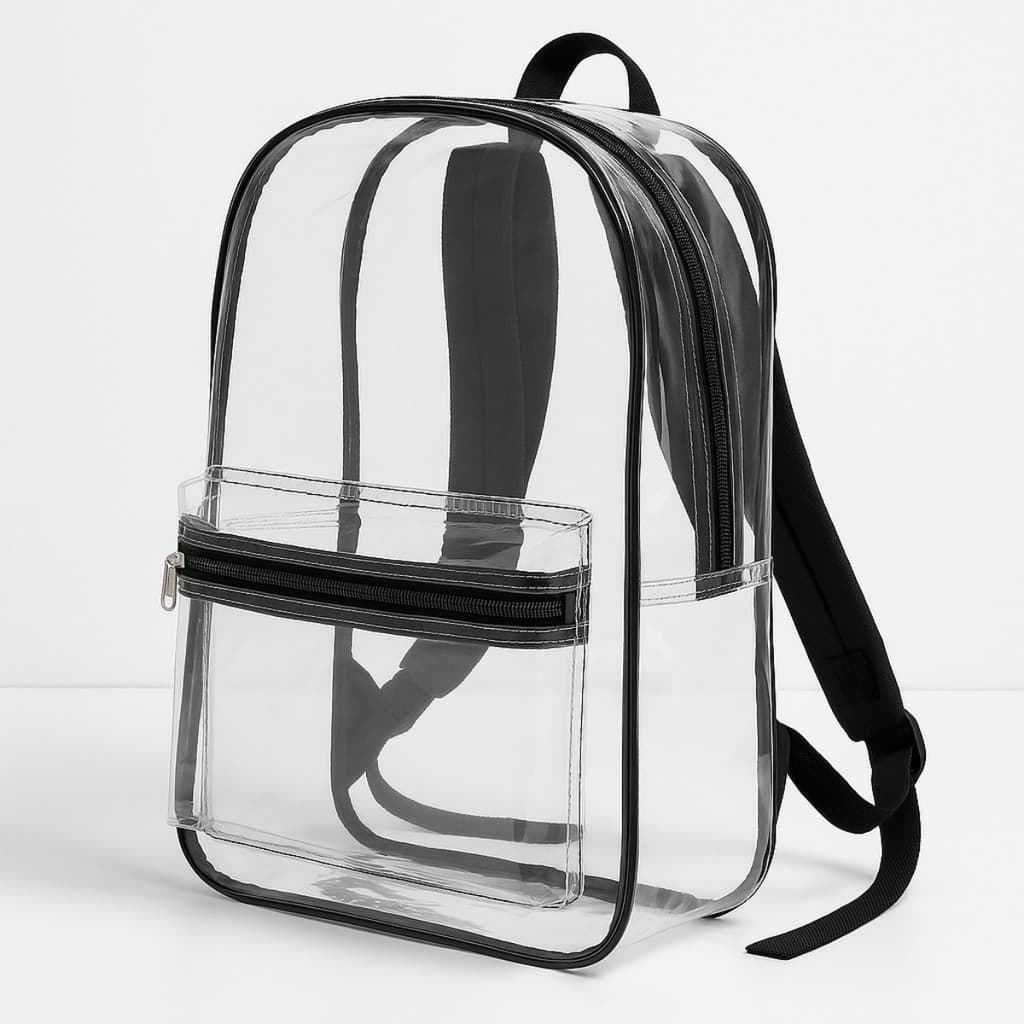 Mochila Transparente Praia Viagens Enfermagem Pvc Envio Já