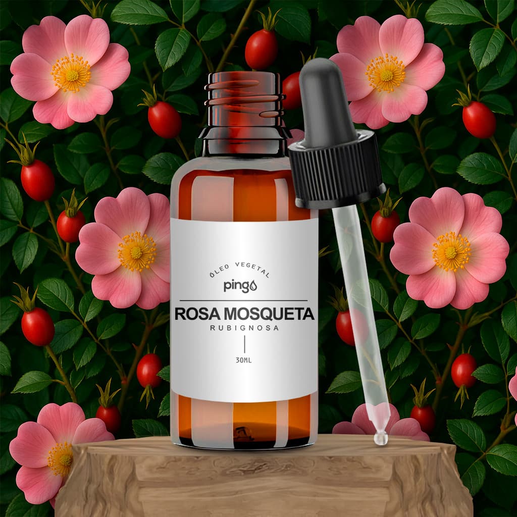 Óleo Vegetal Rosa Mosqueta Rubignosa 100% Puro - 30ml