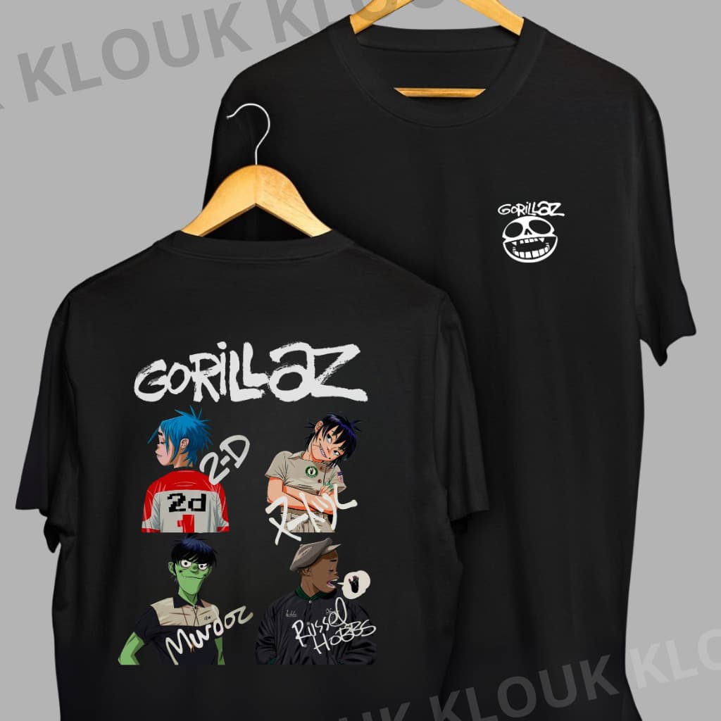 Camisa Camiseta Gorillaz Rock Internacional Banda Desenho Algodao Premium