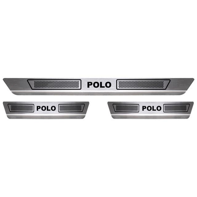 soleira volkswagen polo aço inox