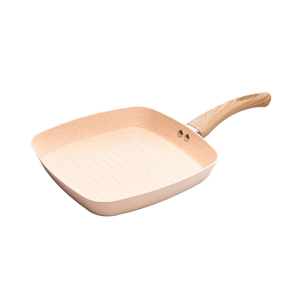 Bistequeira 24cm Indução Revest Cerâmico Granilite Bege Lyor
