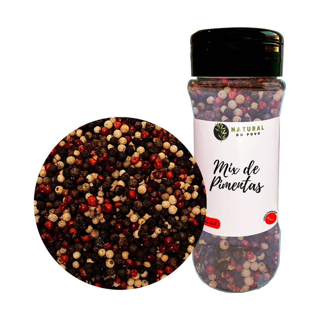 Tempero Mix de Pimentas Premium Gourmet Qualidade Superior Pote com Dosador 50g