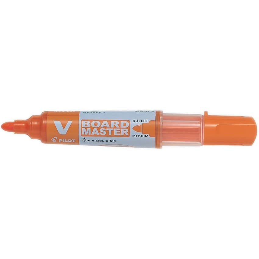 Marcador Quadro Branco Liquido Recarregável Laranja Pilot