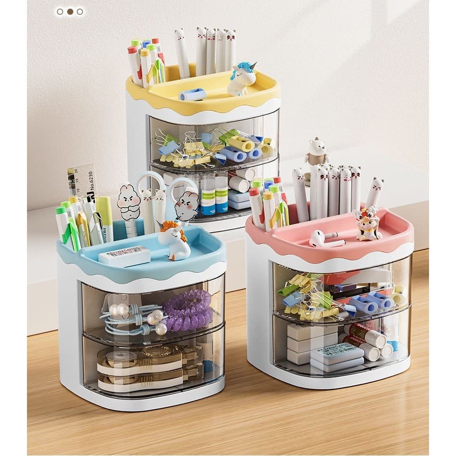 Gaveteiro Organizador De Mesa Mini Porta Tudo Com Gavetas Organizadores Para Casa