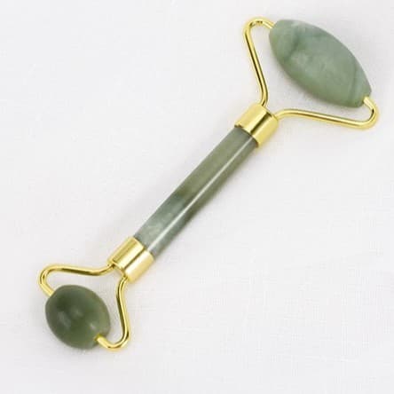 Rolo Massageador Facial Pedra Jade Roller Natural Anti Rugas Massoterapia