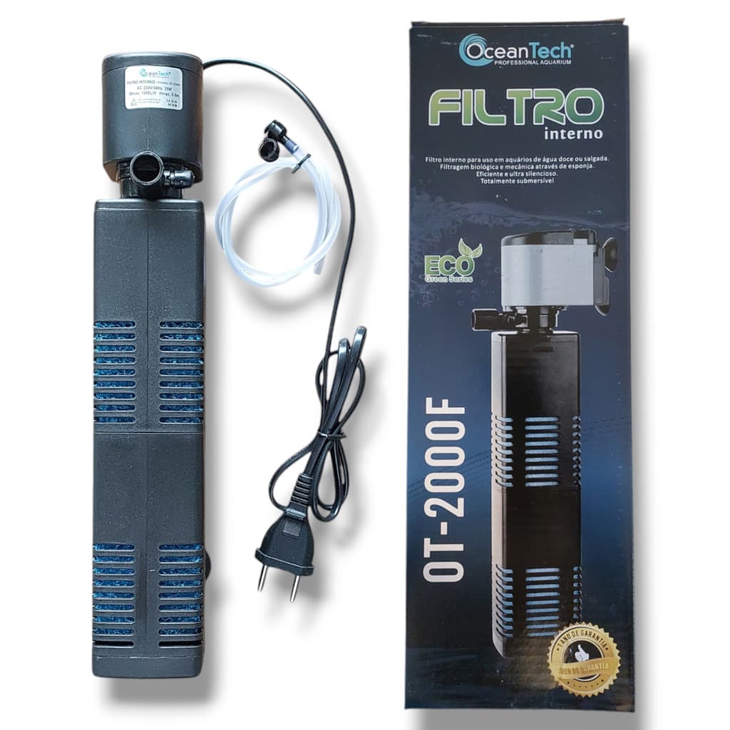 Filtro Interno Submersivel OT-2000F Ocean Tech com Bomba