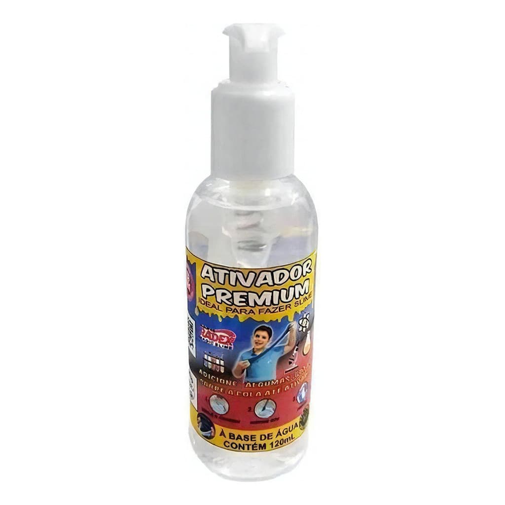 Ativador De Cola Slime Premium Magic Slime 120ml Radex