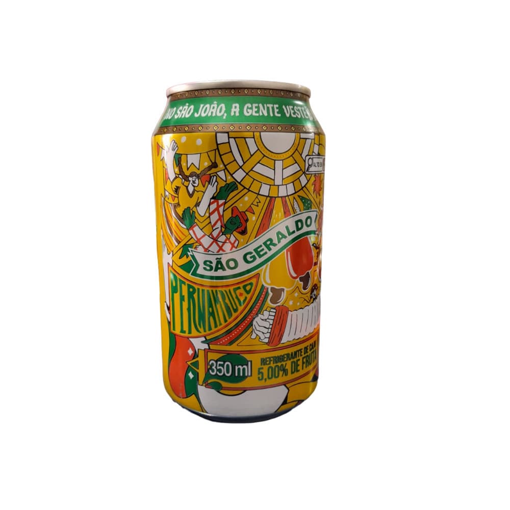 Kit 2 São Geraldo 350ml Lata Comemorativa São João - Pernambuco