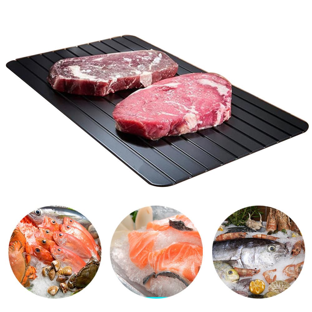 Novidade Tabua Para Descongelar Rápido Carne e Alimentos Magica Pratico