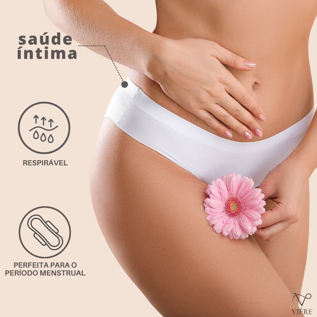 Kit 3 Calcinhas Feminina Sem costura Tanga em Poliamida
