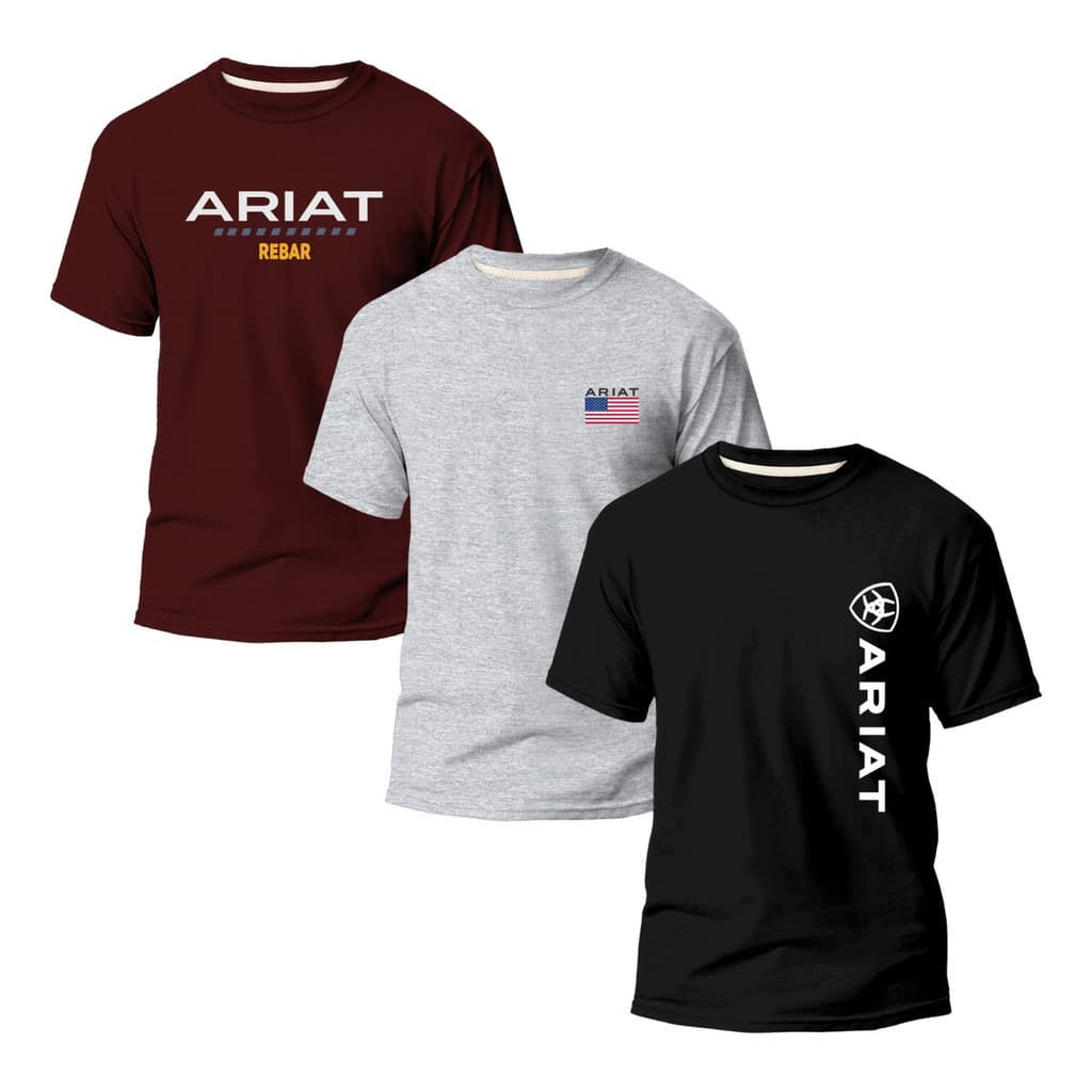 Kit 3 Camisas Masculina Variáveis Country Rodeio Texas A01
