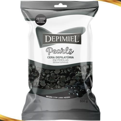 Cera Depilatória Negra Em Pérolas 500g - Depimiel