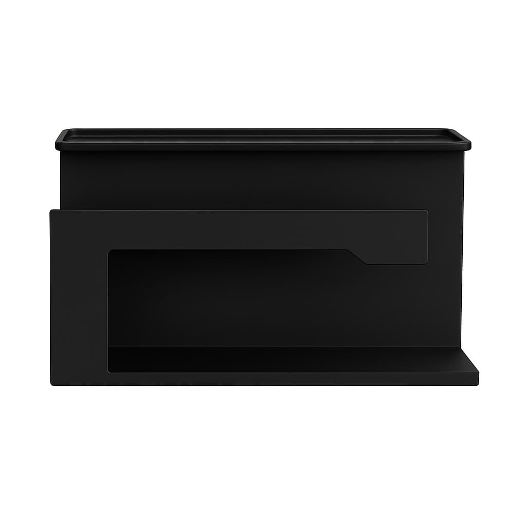 Organizador de Banheiro com Design Elegante  Papel Higiênico Suporte Celular Prateleira Premium