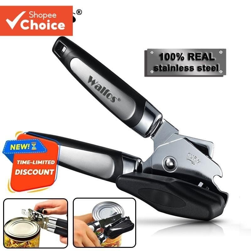 Abridor De Lata Manual Profissional , Multifuncional , Aço Inoxidável , Cerveja , Corte Lateral Garrafas , Utensílios De