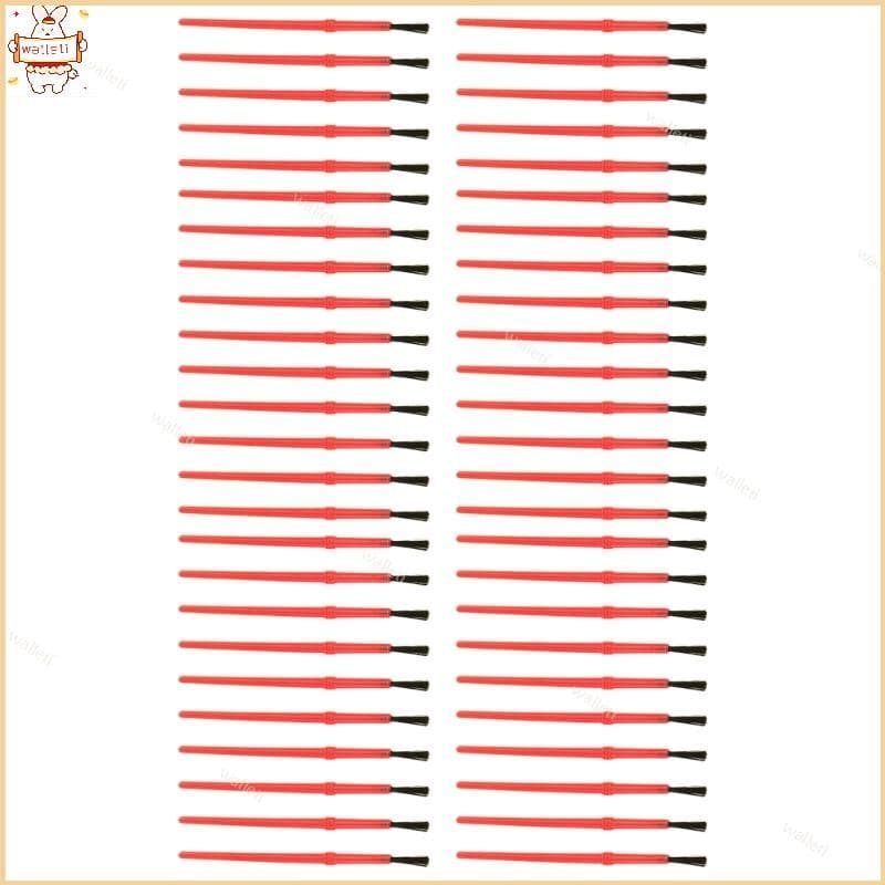 50 Pcs Pincel Pequeno Para Óleo Aquarela Guache Modelo Pintura