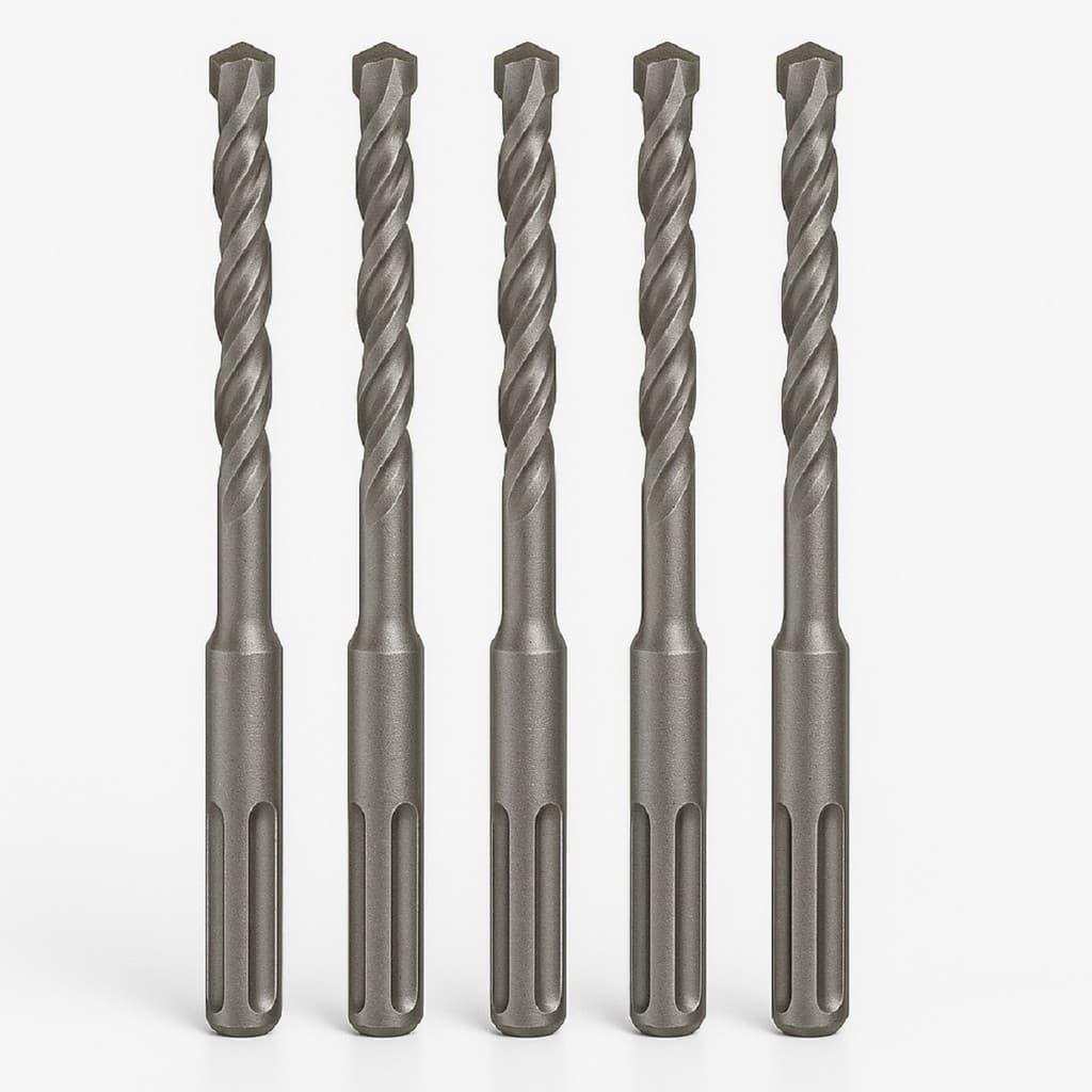 Kit 5 Broca Videa Encaixe Sds Plus 6mm X 110mm Para Concreto