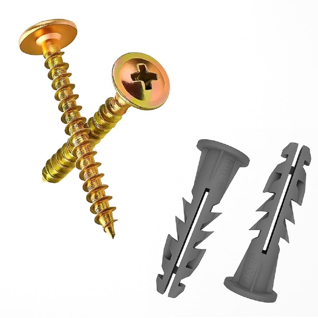 Parafuso Flangeado Phillips 4,5x45 +bucha 6mm Anel (100pçs)