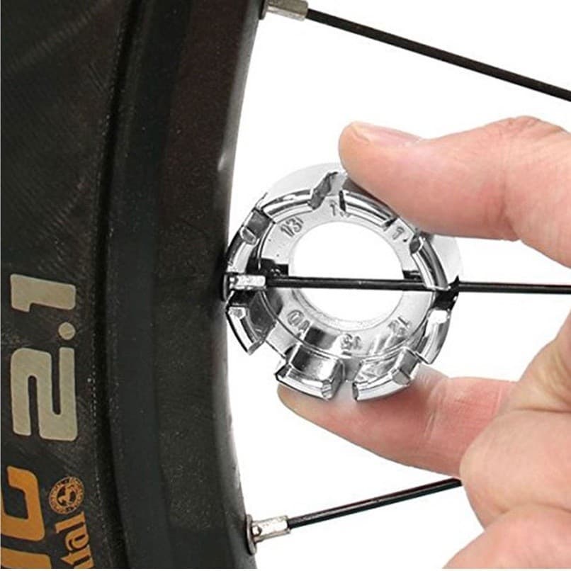 Chave De Raio 6 Medidas Alinhamento Aro Bicicleta Bike