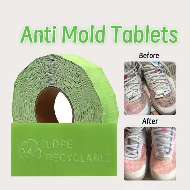 20/50/100 Folhas Adesivo Anti Mofo Chip Verde Reciclável Molde Para Sapatos