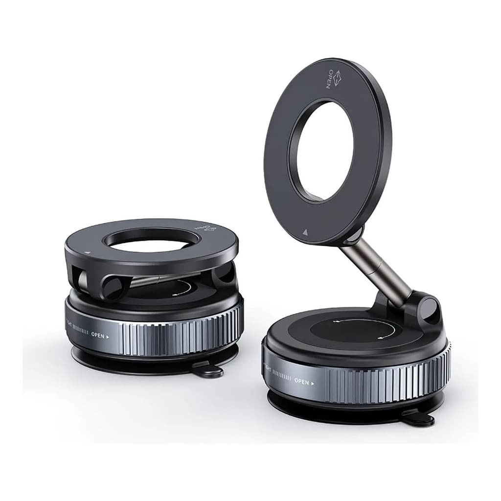 Suporte Celular Magnético Rotativo 360 Graus Com Ventosa