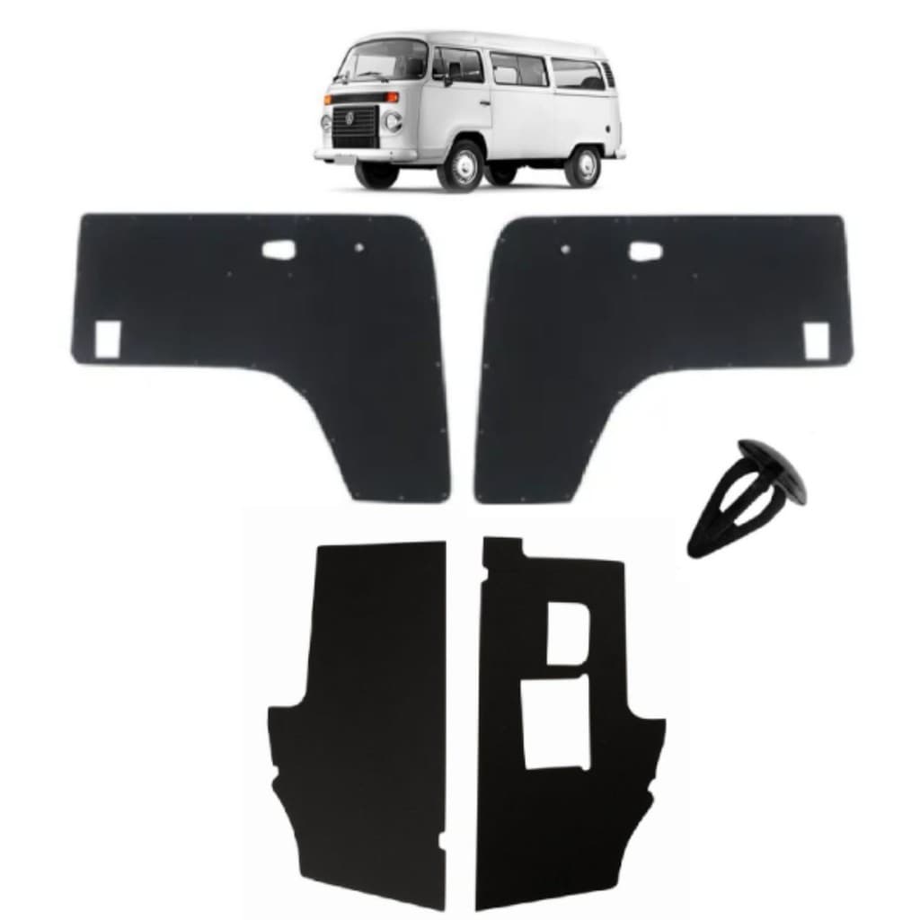 Kit Revestimento Porta Oculos Kombi 98/06 Papelão Forração