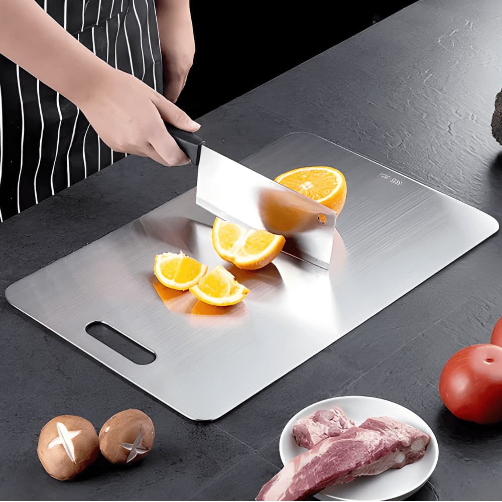 Tábua De Corte Antibacteriana Tabua De Carne Inox Taboa De Cozinha Grande Antiderrapante Legumes