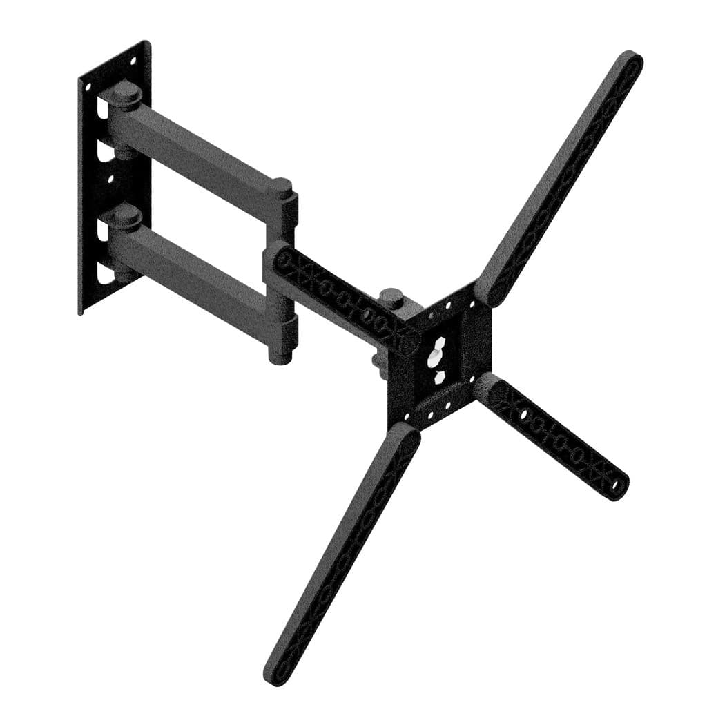 SUPORTE DE TV PAREDE BRAÇO LONGO ARTICULADO PARA MONITORES E TV DE LED, OLED TODOS OS MODELOS PARA TELAS DE 10 A 65 POLEGADAS TRIARTICULADO COM INCLINAÇÃO DE PAREDE