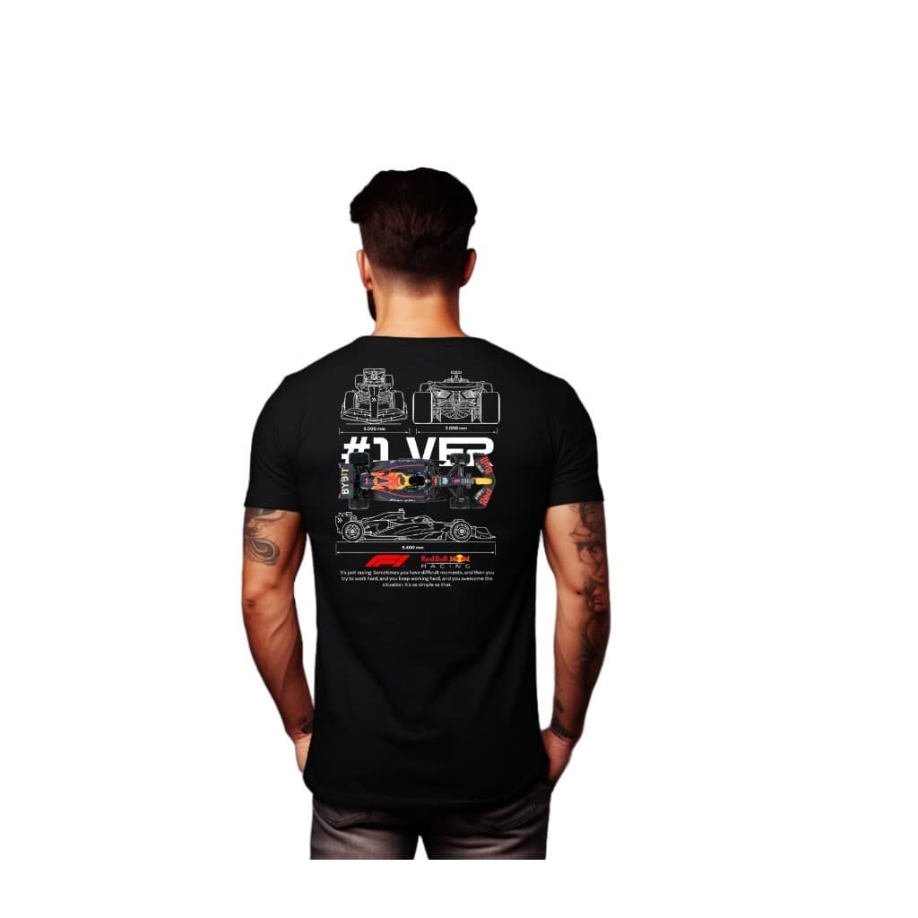 Camiseta T-shirt Camisa Carro Corrida Luxo F1 Max Verstappen
