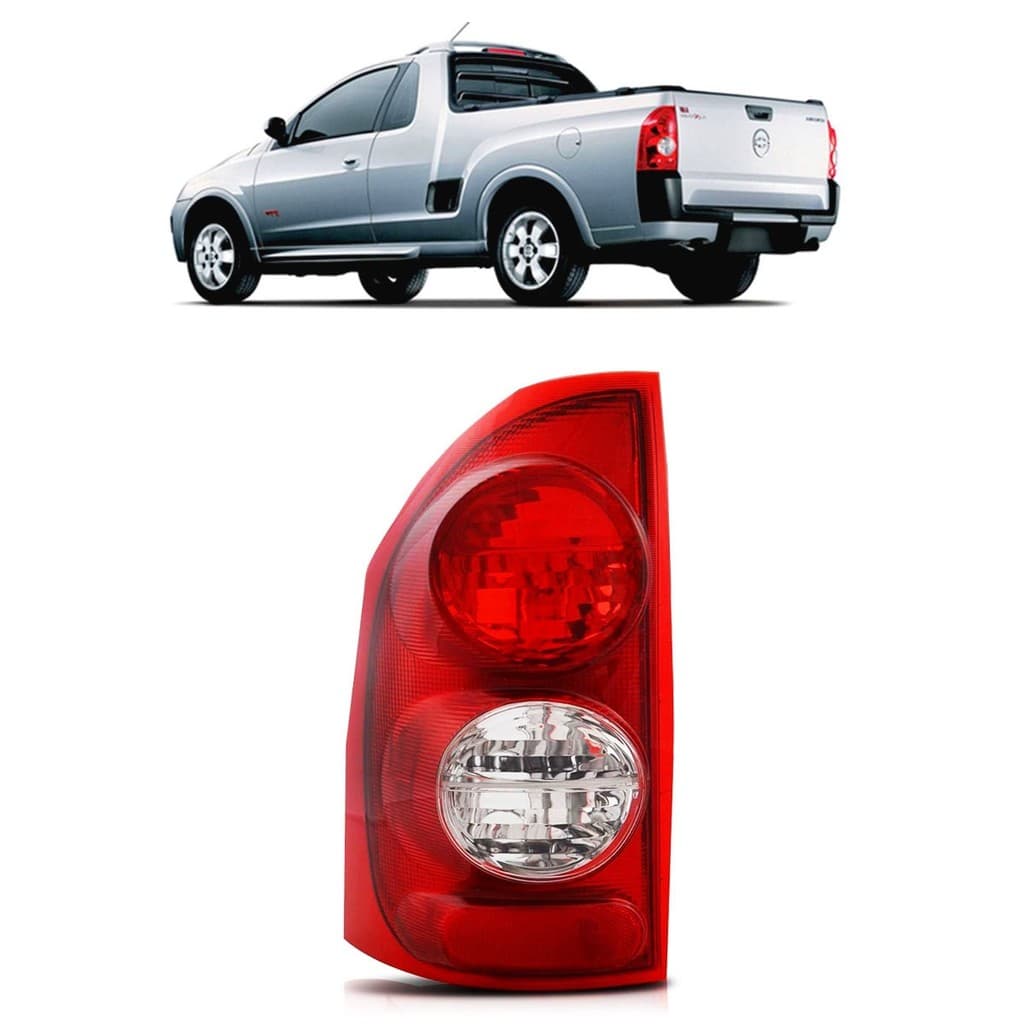 LANTERNA TRASEIRA ESQUERDA CHEVROELT MONTANA 2003/2010 BICOLOR