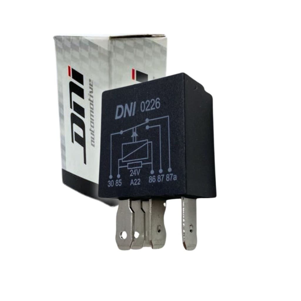 Mini Rele Auxiliar Reversor 40/30a 24V 5 Terminais Para Caminhão DNI 0226