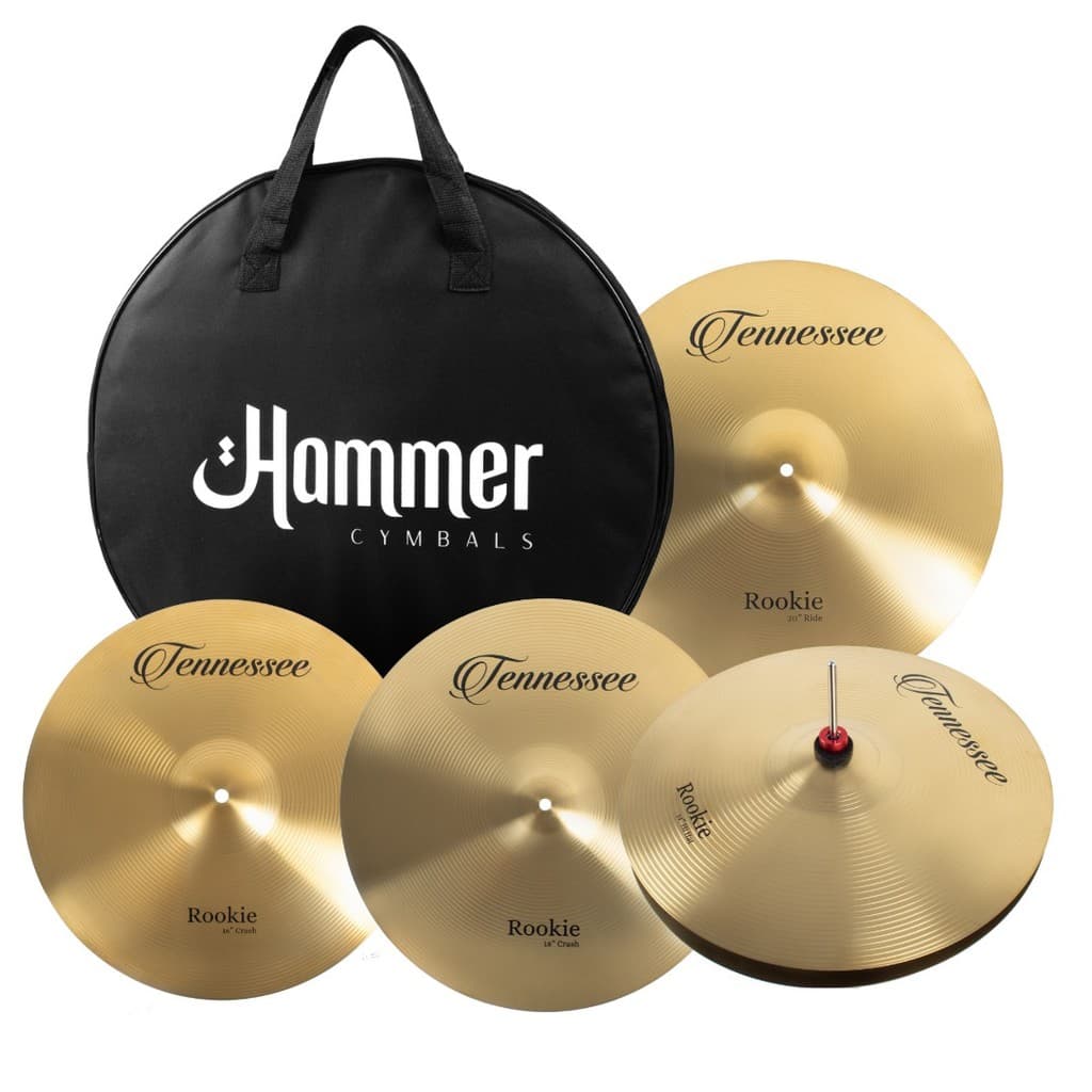 Kit Pratos 14'',16'', 18'', 20'' Polegadas Natural Tennessee Rookie By Liverpool
