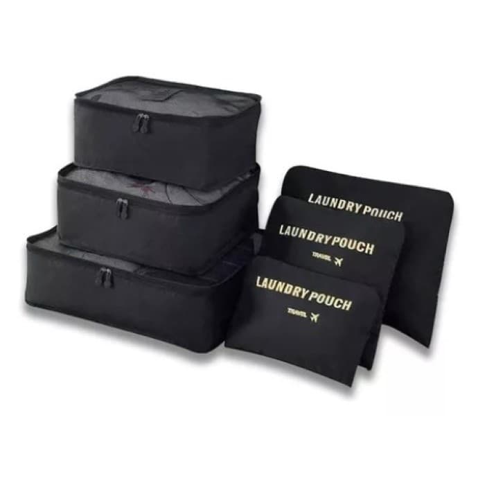 Kit Organizador De Mala Viagem 6 Peças Necessaire Bolsa Para Armazenamento - Envio 24HRS!